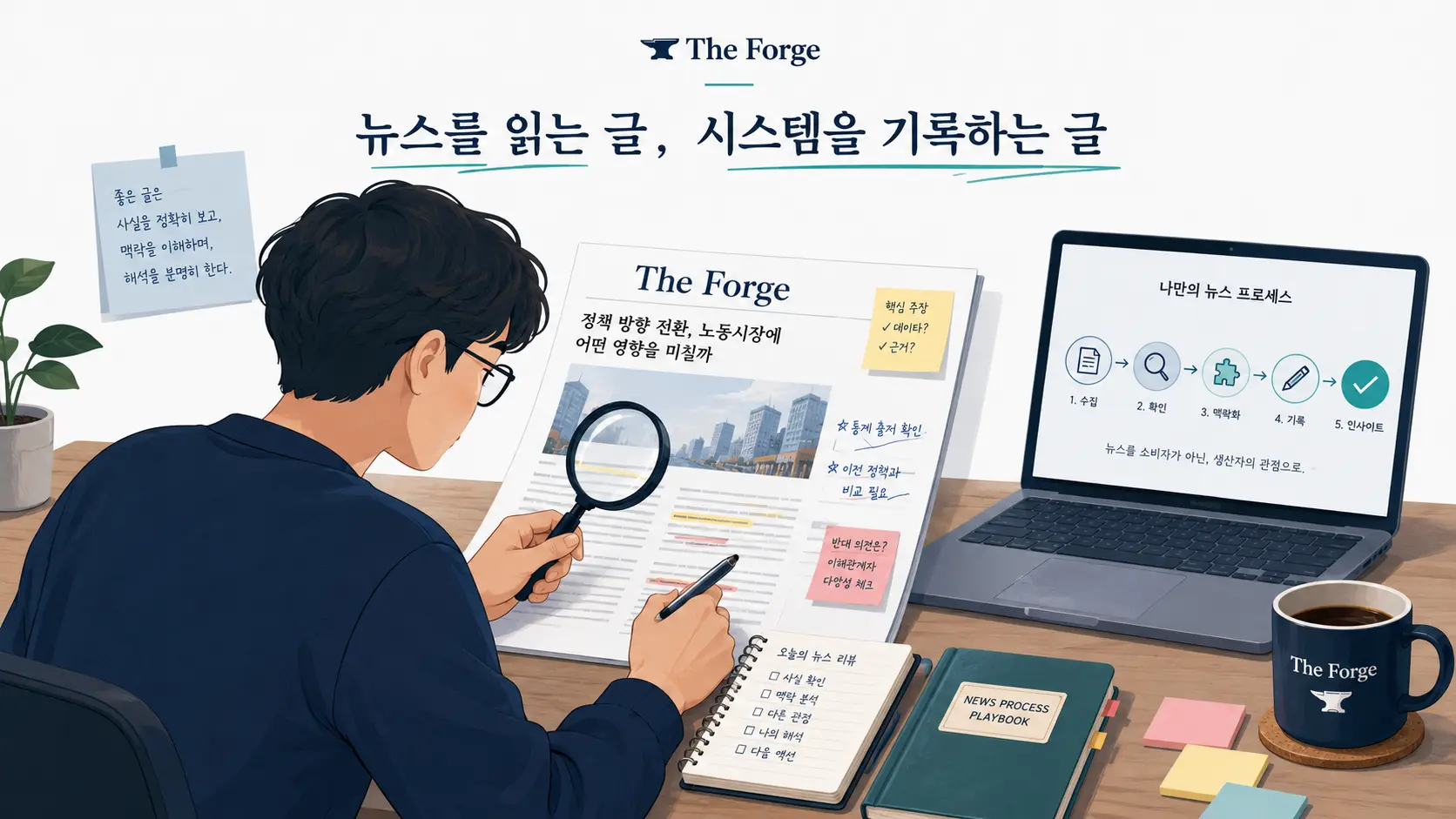뉴스를 읽는 글, 시스템을 기록하는 글 대표 이미지
